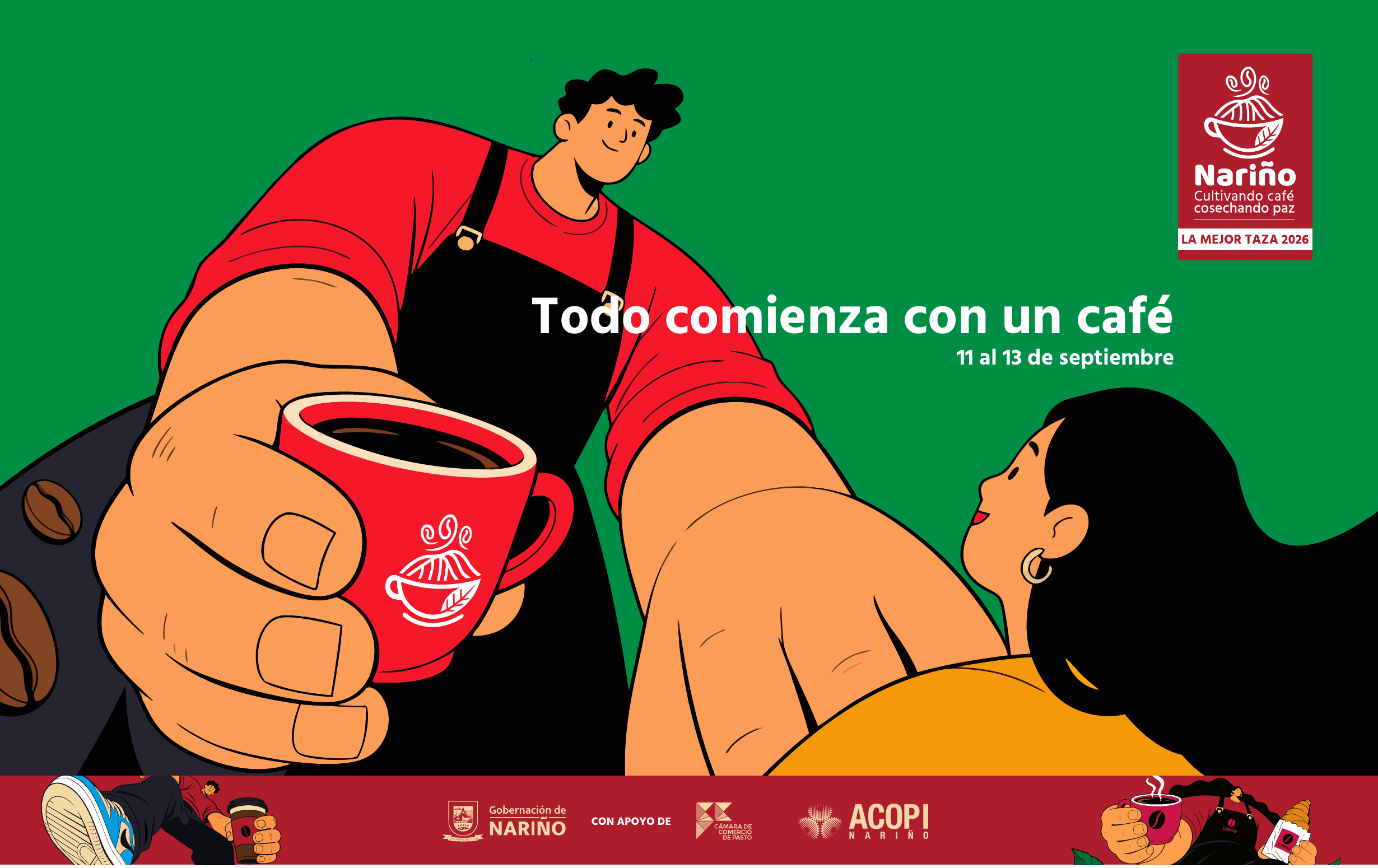 La Mejor Taza Nariño 2026 — Todo comienza con un café